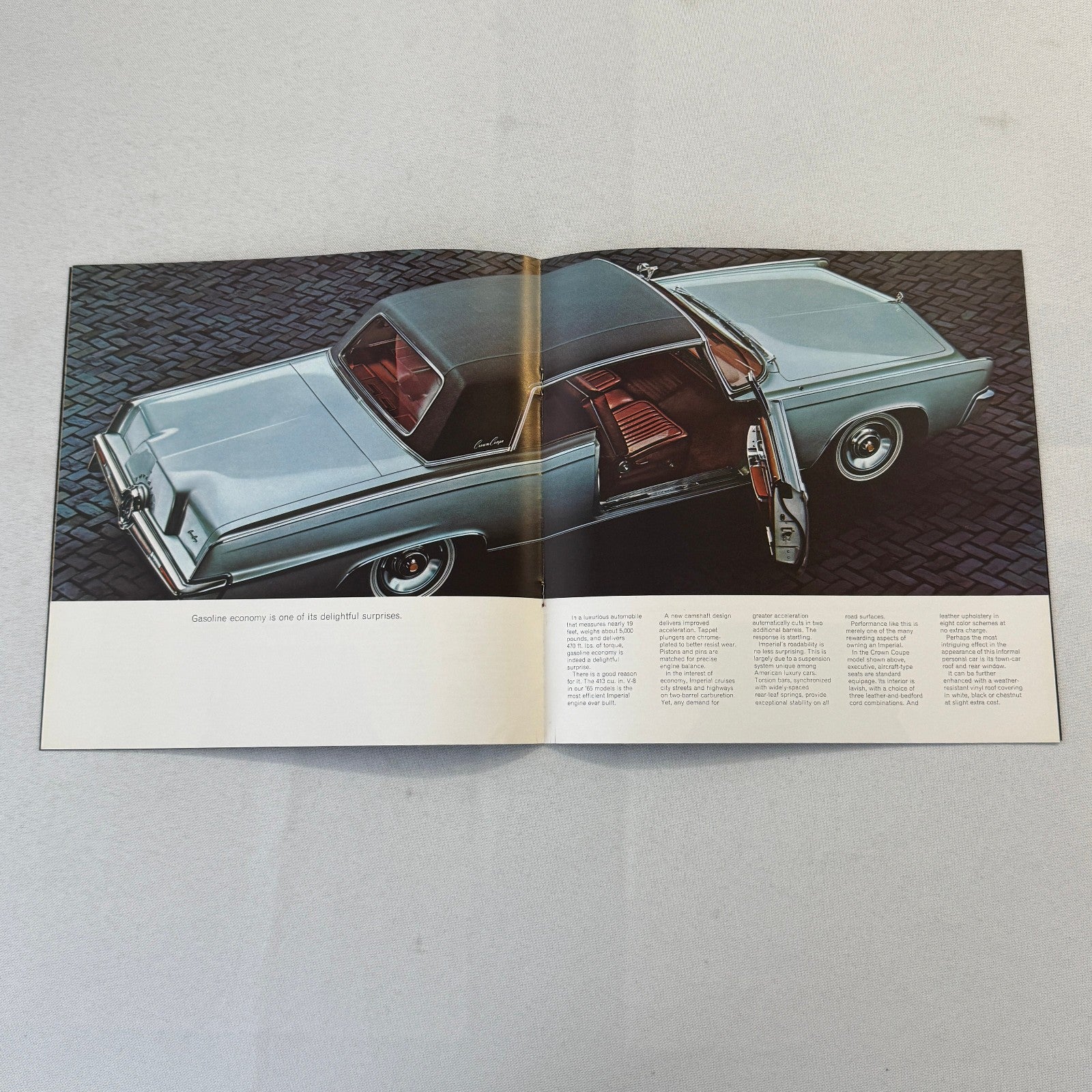1965 Imperial Car Sales Brochure Catalog Convertible Coupe Sedan Chrysler