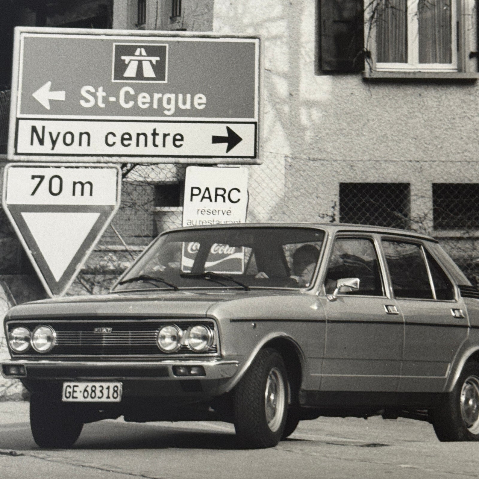 Fiat 132 GLS Car Factory Press Photo Photograph Print