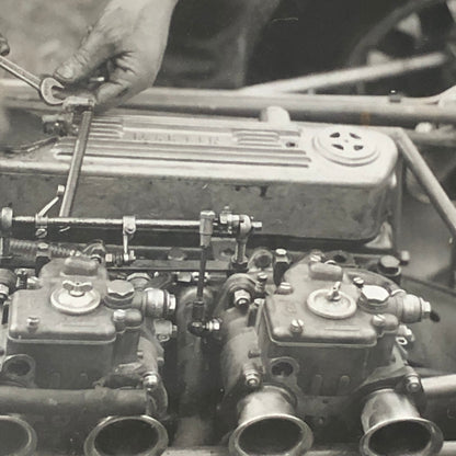 Vintage Solitude Grand Prix Racing Photo Photograph 1961 Car Engine
