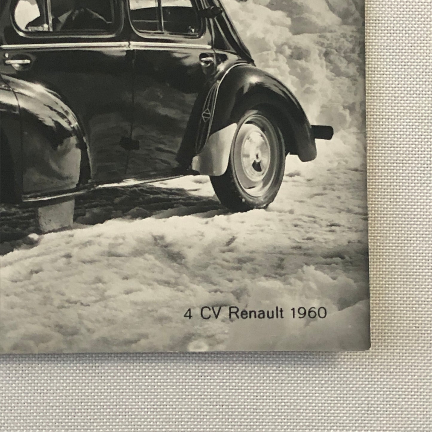 1960 Renault 4CV Car Factory Press Photo Photograph 4 CV