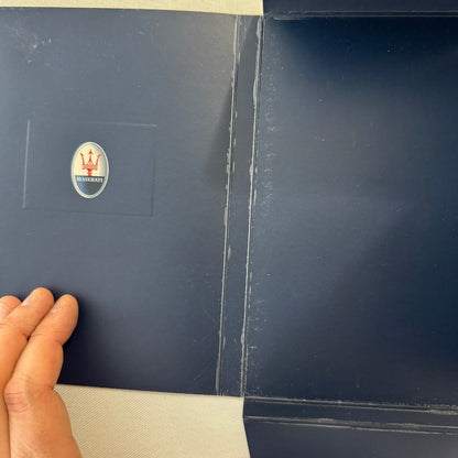 2001 Maserati Spyder Convertible Press Kit Brochure Photo CD Frankfurt Autoshow