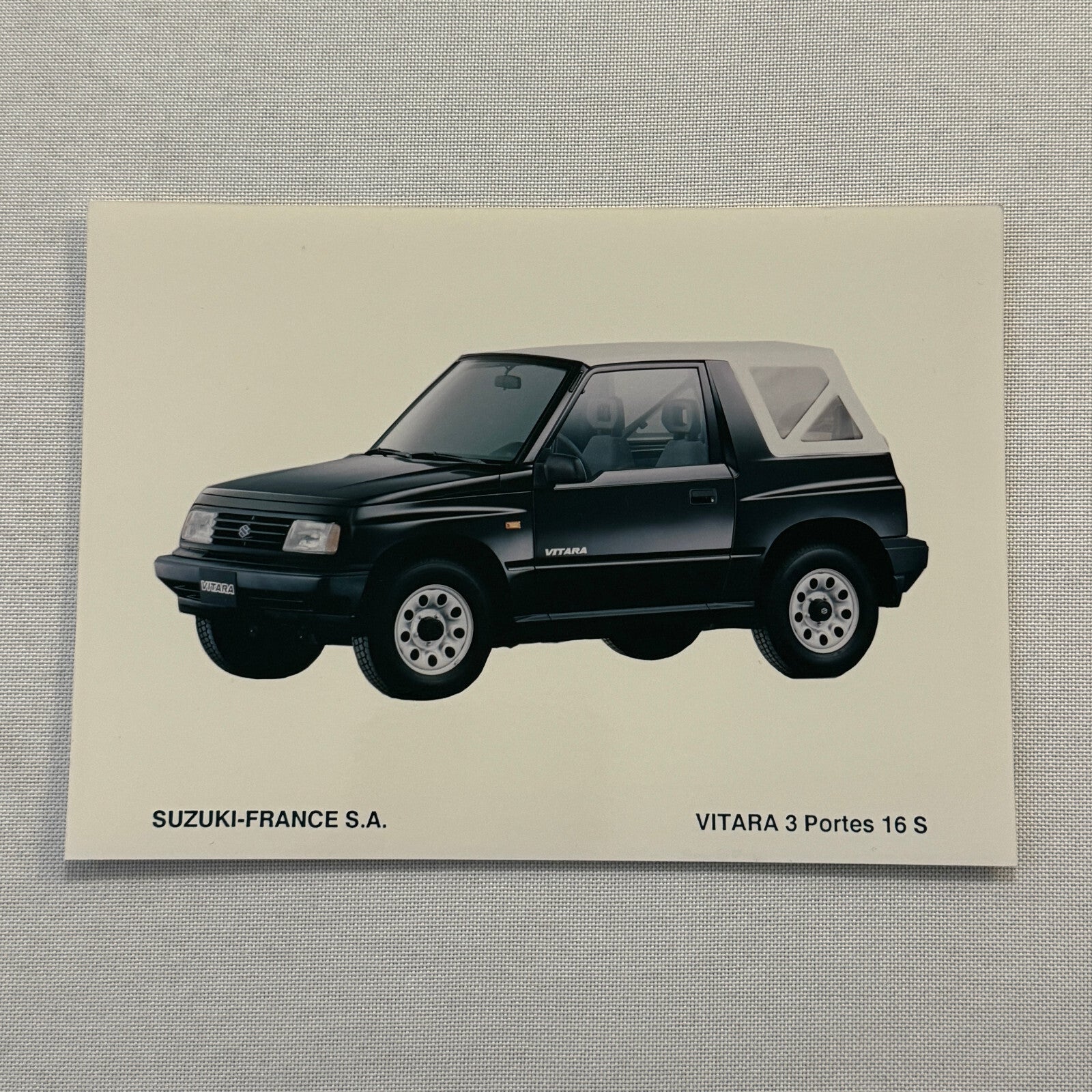 Suzuki Vitara 3 Door Factory Press Photo Photograph France