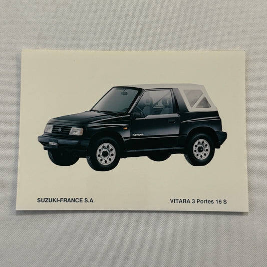 Suzuki Vitara 3 Door Factory Press Photo Photograph France