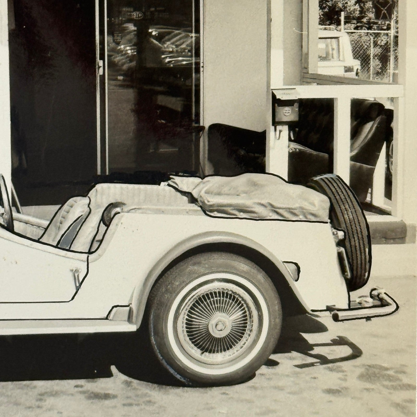 Vintage Kit Car Custom Car Photo Photograph Mercedes Benz Replica Volkswagen