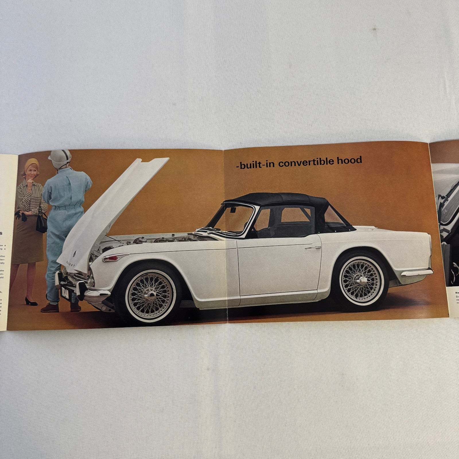 Triumph TR4A Sports Car Roadster Sales Brochure Catalog Advertising TR4 A