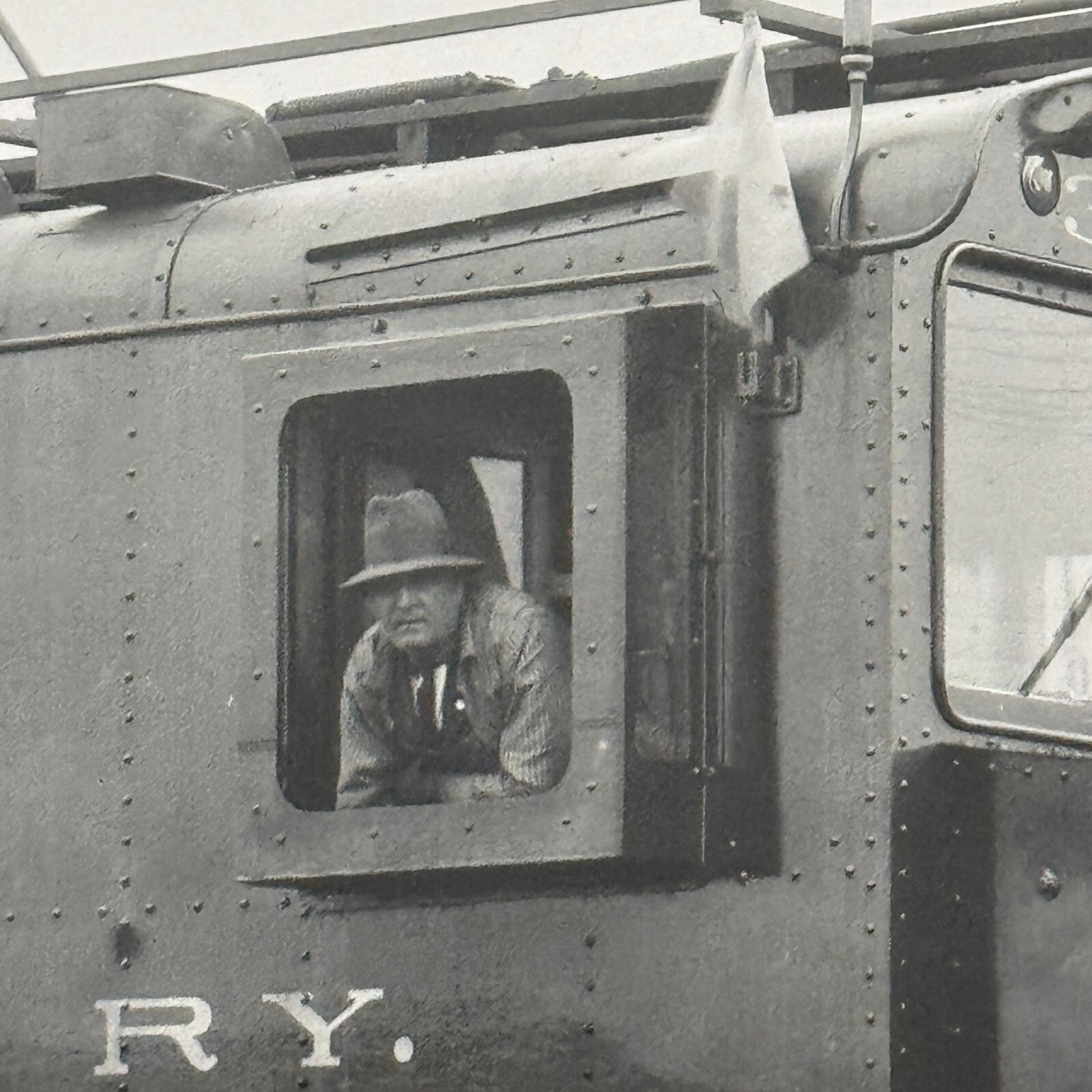 Montreal and Southern Counties Railway Train M&SCRY Vintage Photo Photograph
