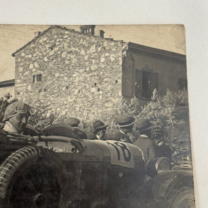 Antique Chrysler Car Automobile Photo Photograph Italian Photographer Stamp