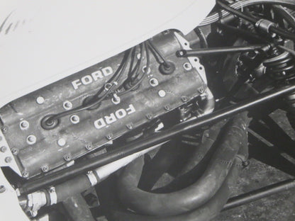 Vintage 1973 South Africa Grand Prix Racing Photograph Photo McLaren Suspension 