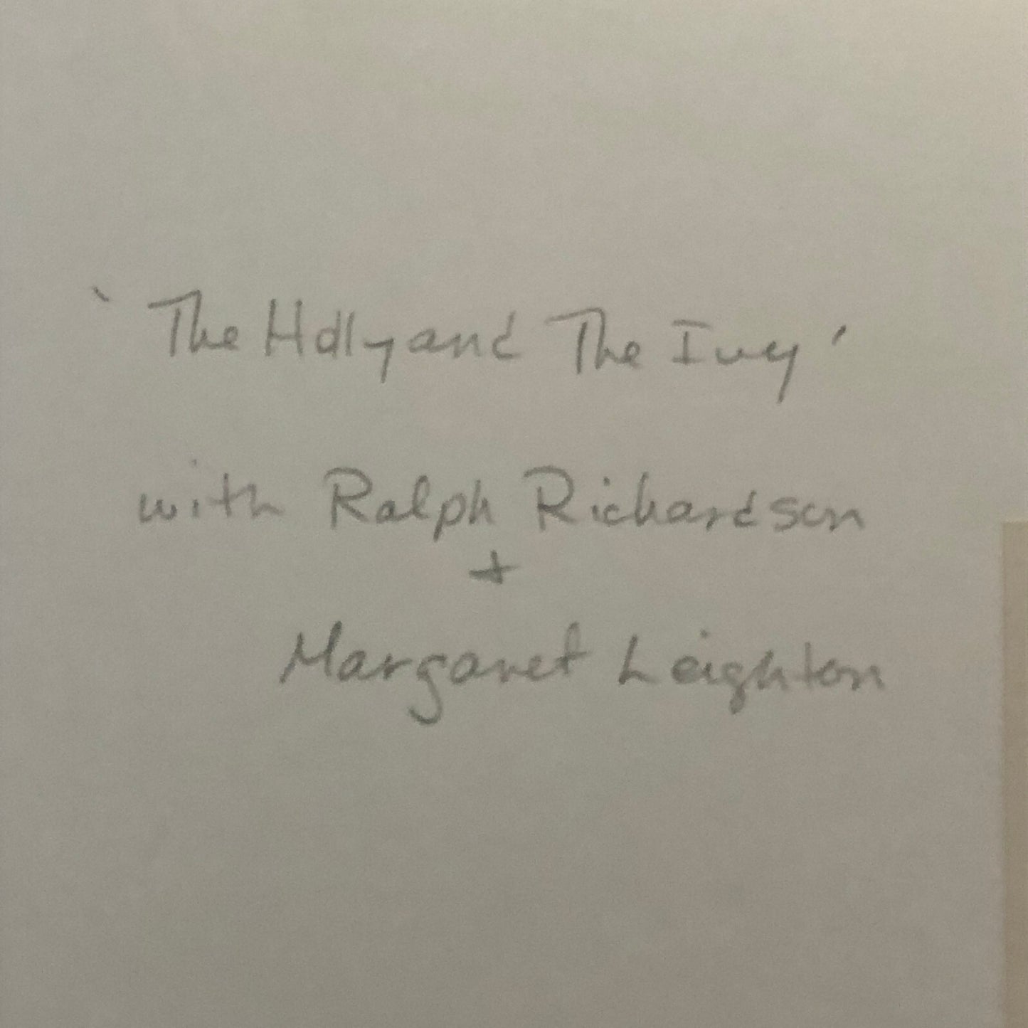 The Holly and the Ivy Movie Film Photo Photograph Margaret Leighton