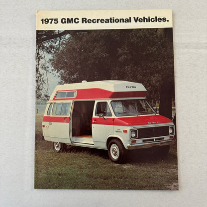1975 GMC Recreational Vehicles Sales Brochure Catalog Pickup Suburban Jimmy RV