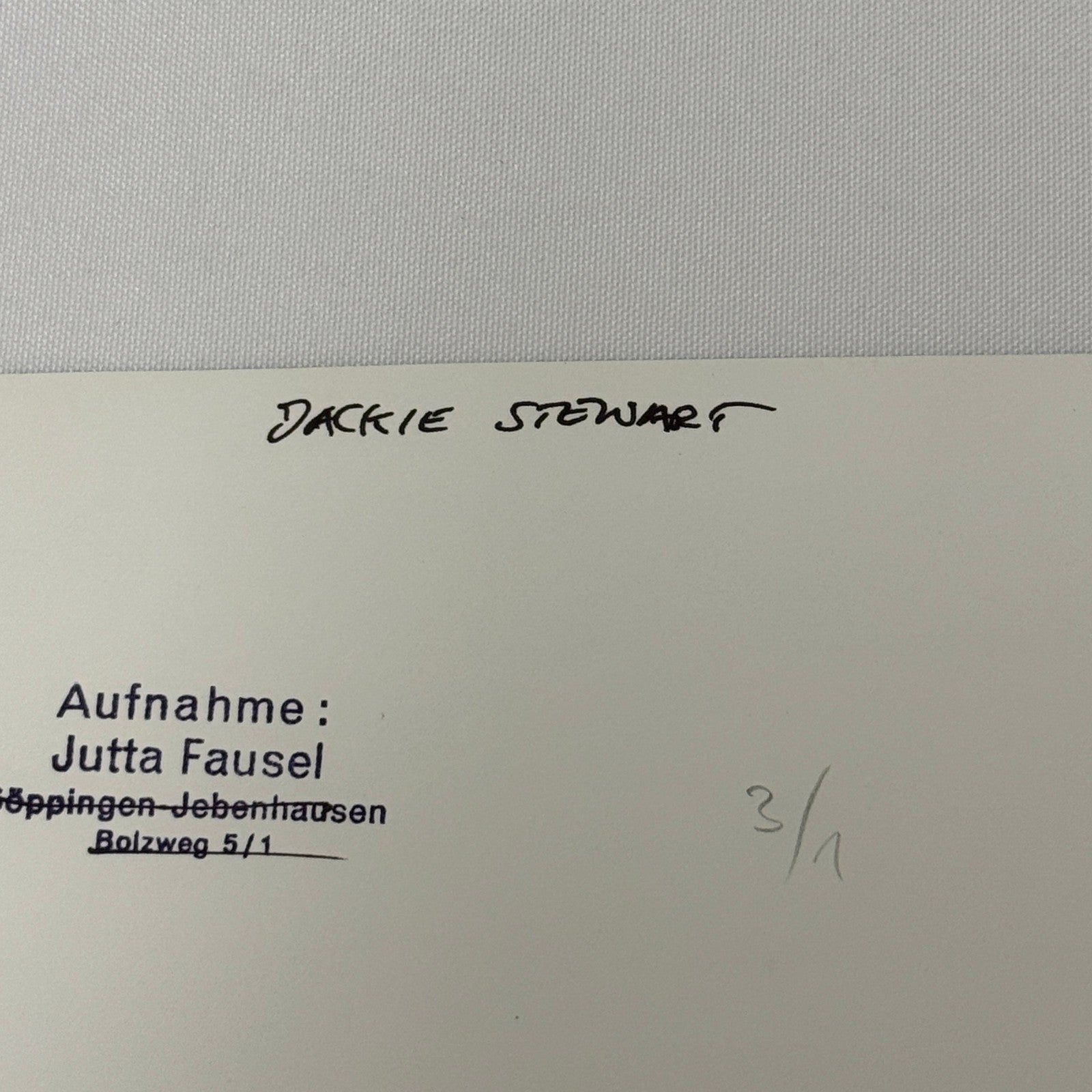 Vintage Racing Photo 1969 German Grand Prix Jackie Stewart Motorsport Photograph