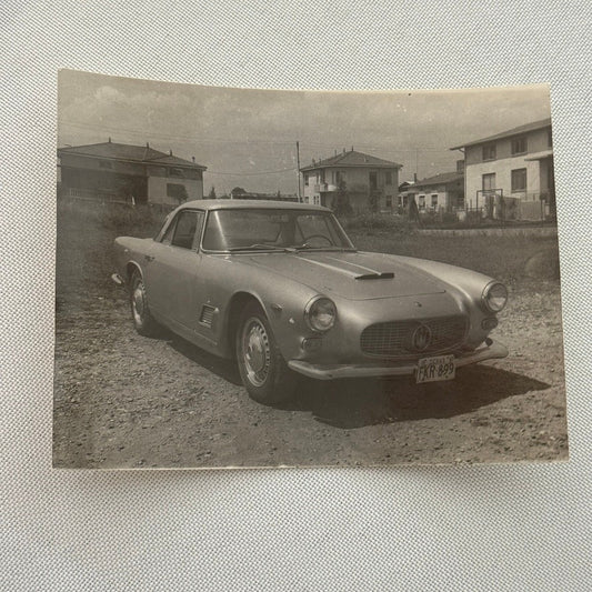 1964 Maserati 3500 GTI Superleggera Vintage Car Photo Photograph Texas Plate