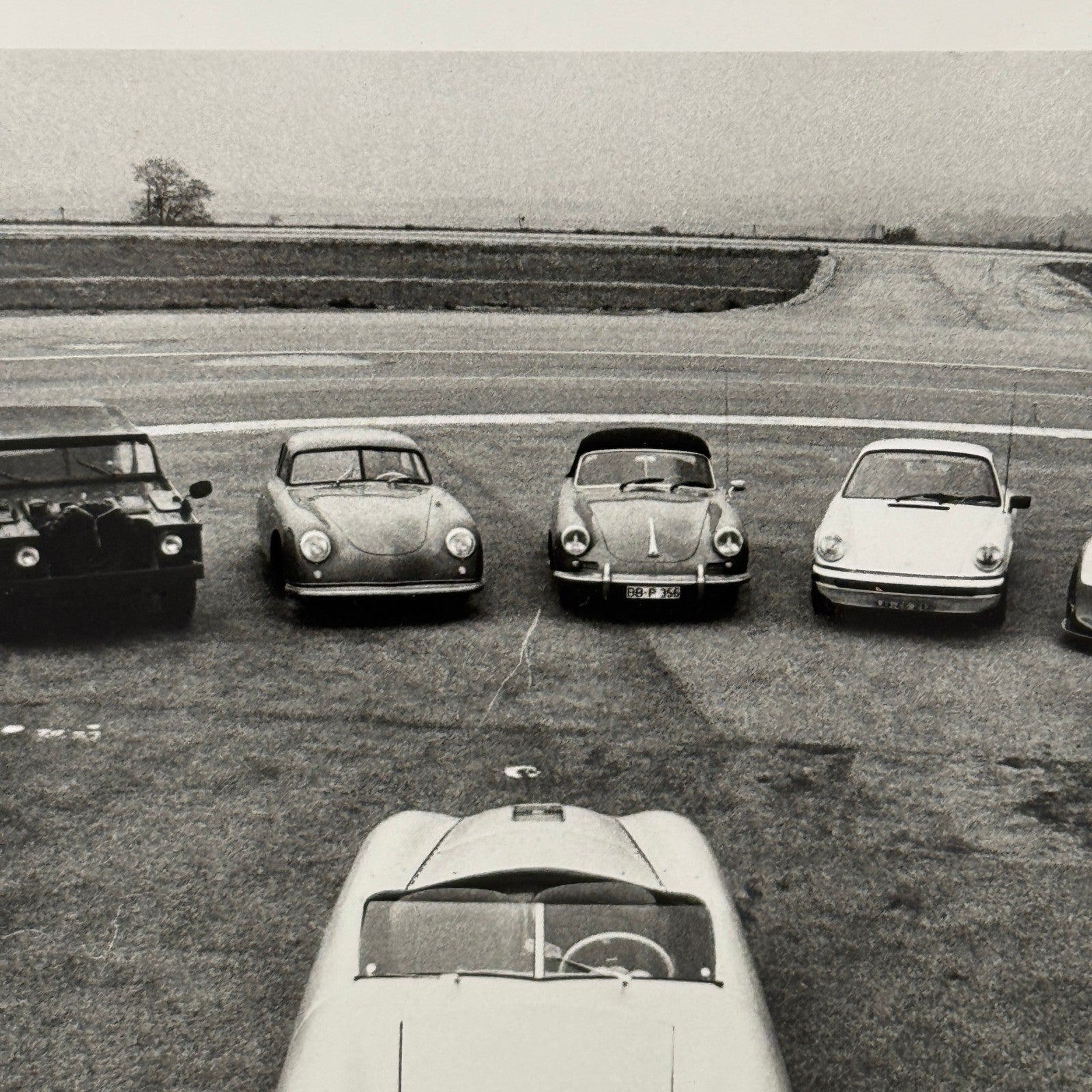 Vintage Porsche Car Photo Photograph Porsche 911 Racing Car 356