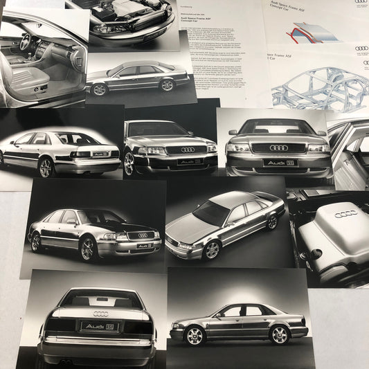 Audi Space Frame ASF Concept Car Press Kit Photo Photograph Lot
