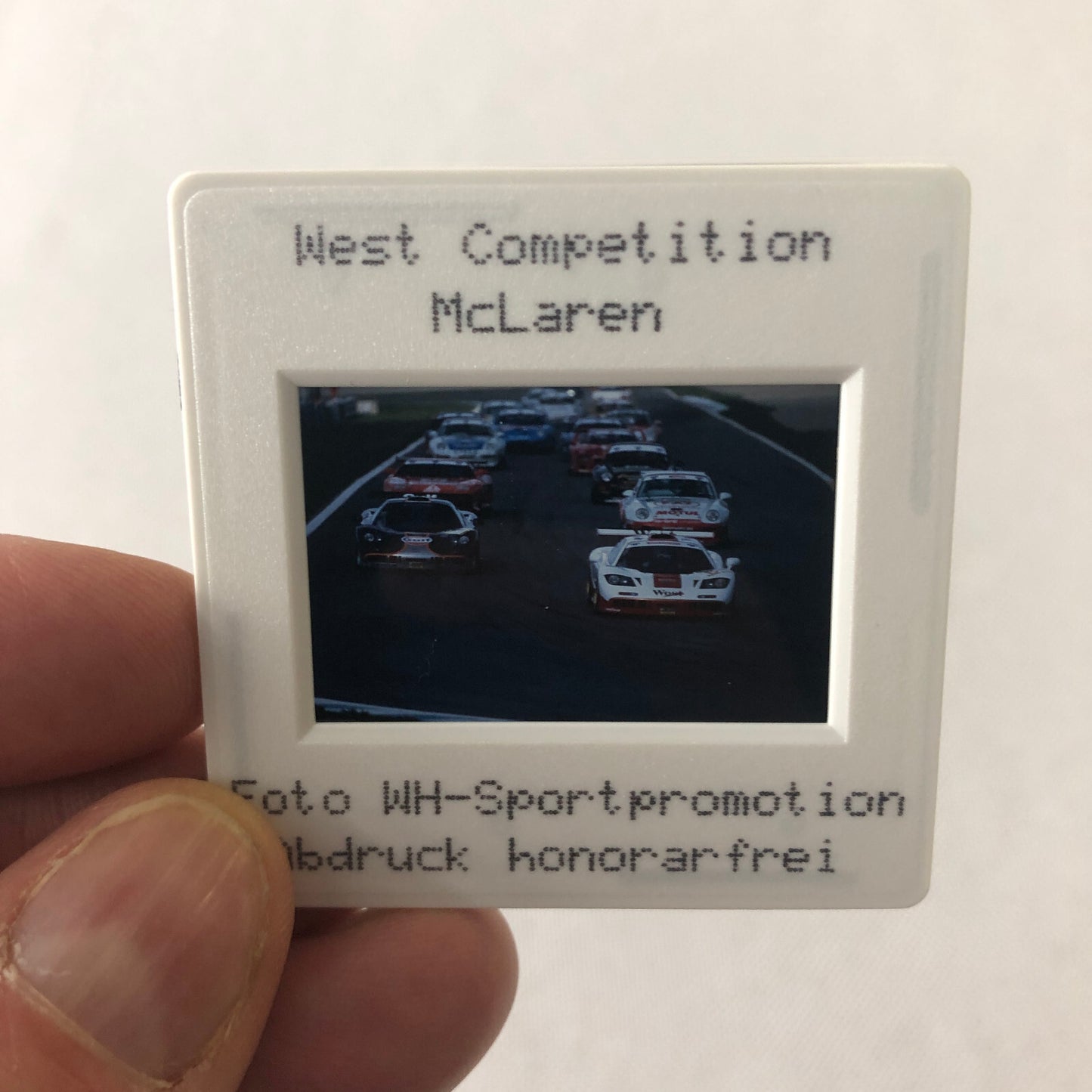 McLaren F1 West Competition Racing Press Kit Brochure Photo 35MM Slide +