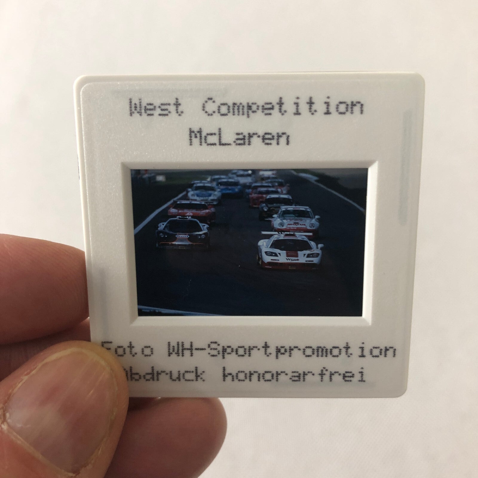 McLaren F1 West Competition Racing Press Kit Brochure Photo 35MM Slide +