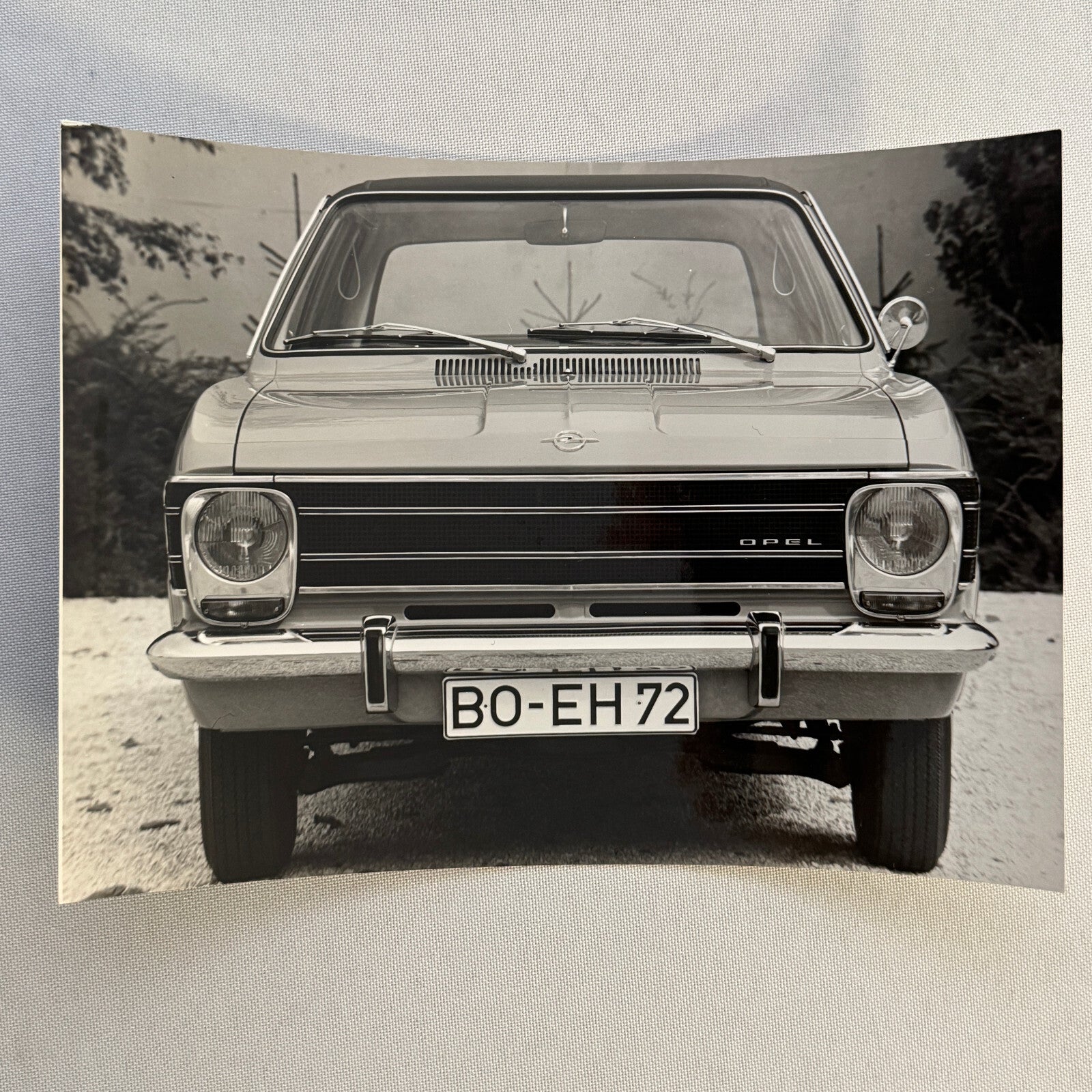 Opel Olympia Car Factory Press Photo Photograph Vintage 1967