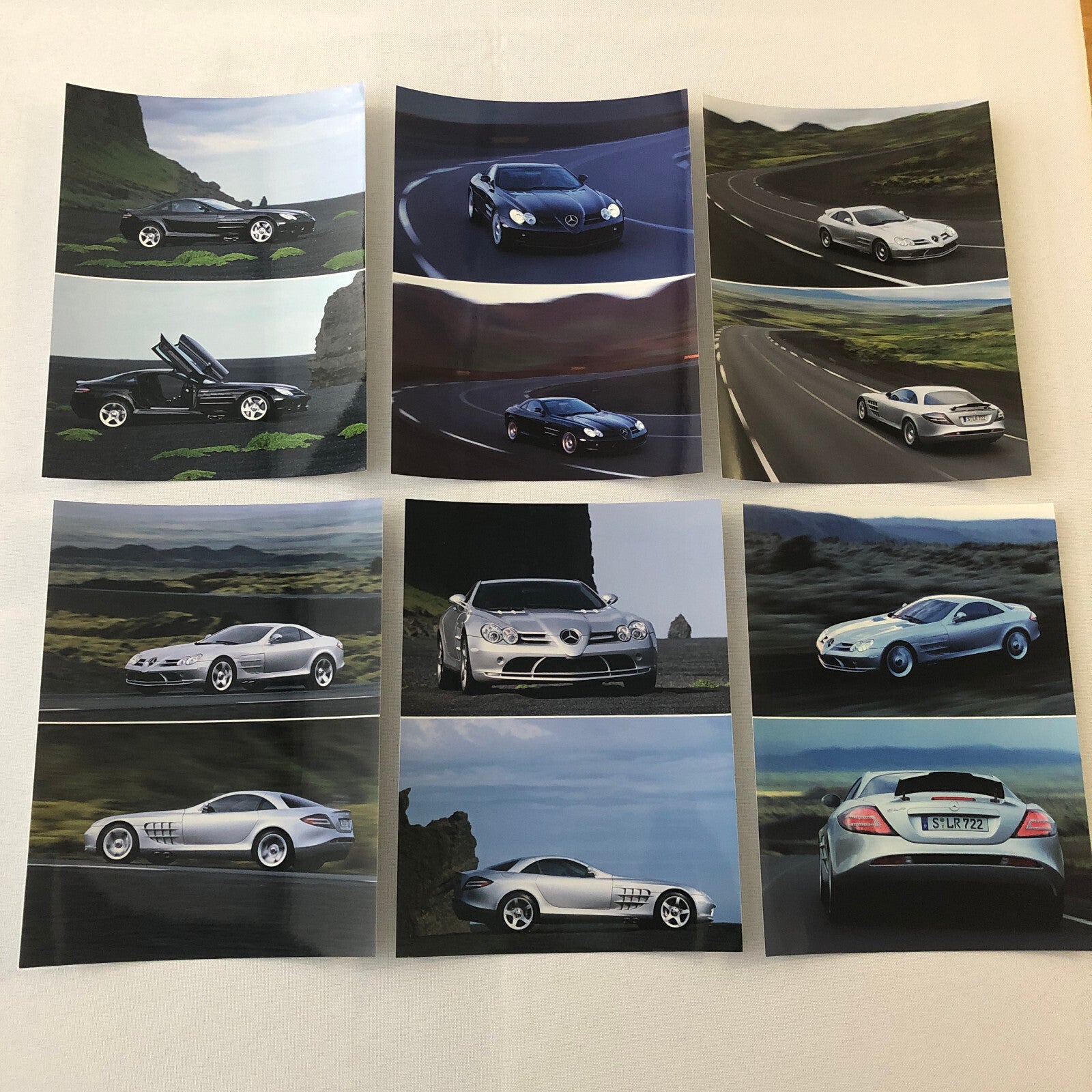 Mercedes Benz SLR McLaren Premiere Press Kit with Photos CD Box Brochure