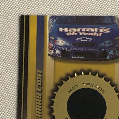 2002 Press Pass Hot Treads Tire Relic Card Larry Foyt NASCAR