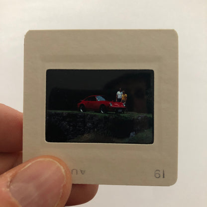 Porsche 911 Car 35mm Photo Slide Vintage 1981