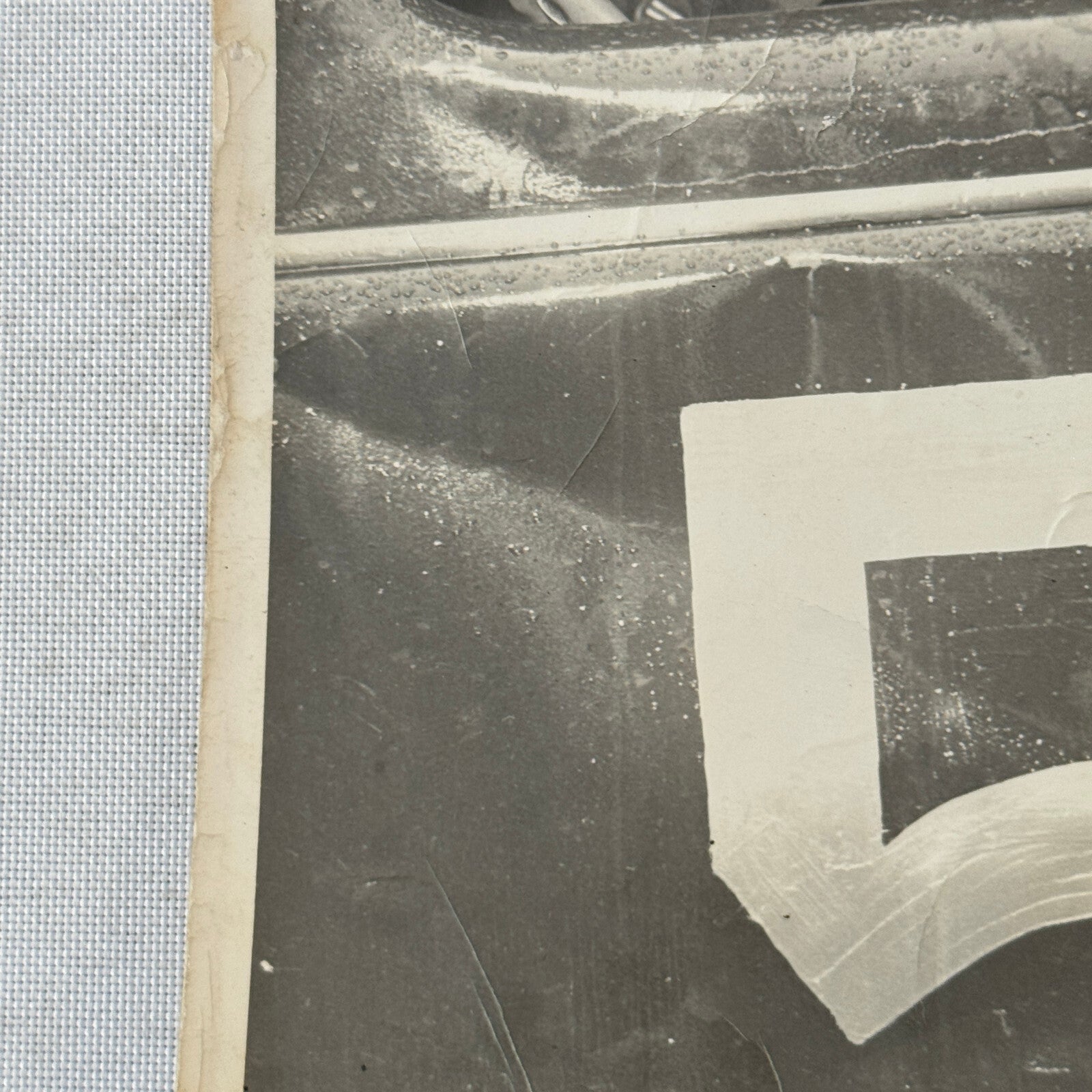 Vintage Stock Car Racing Car Driver Photo Photograph