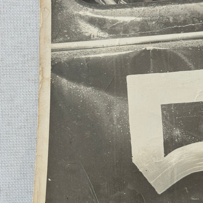 Vintage Stock Car Racing Car Driver Photo Photograph