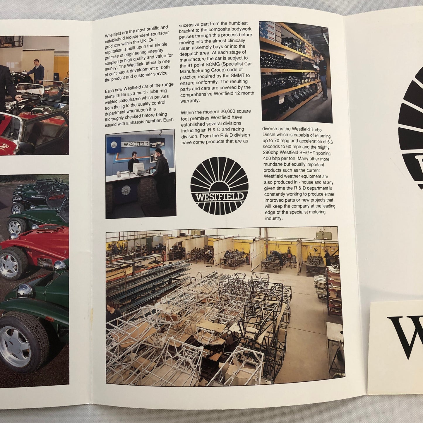 Westfield Kit Car Sports Cars Sales Brochure Catalog SEi +