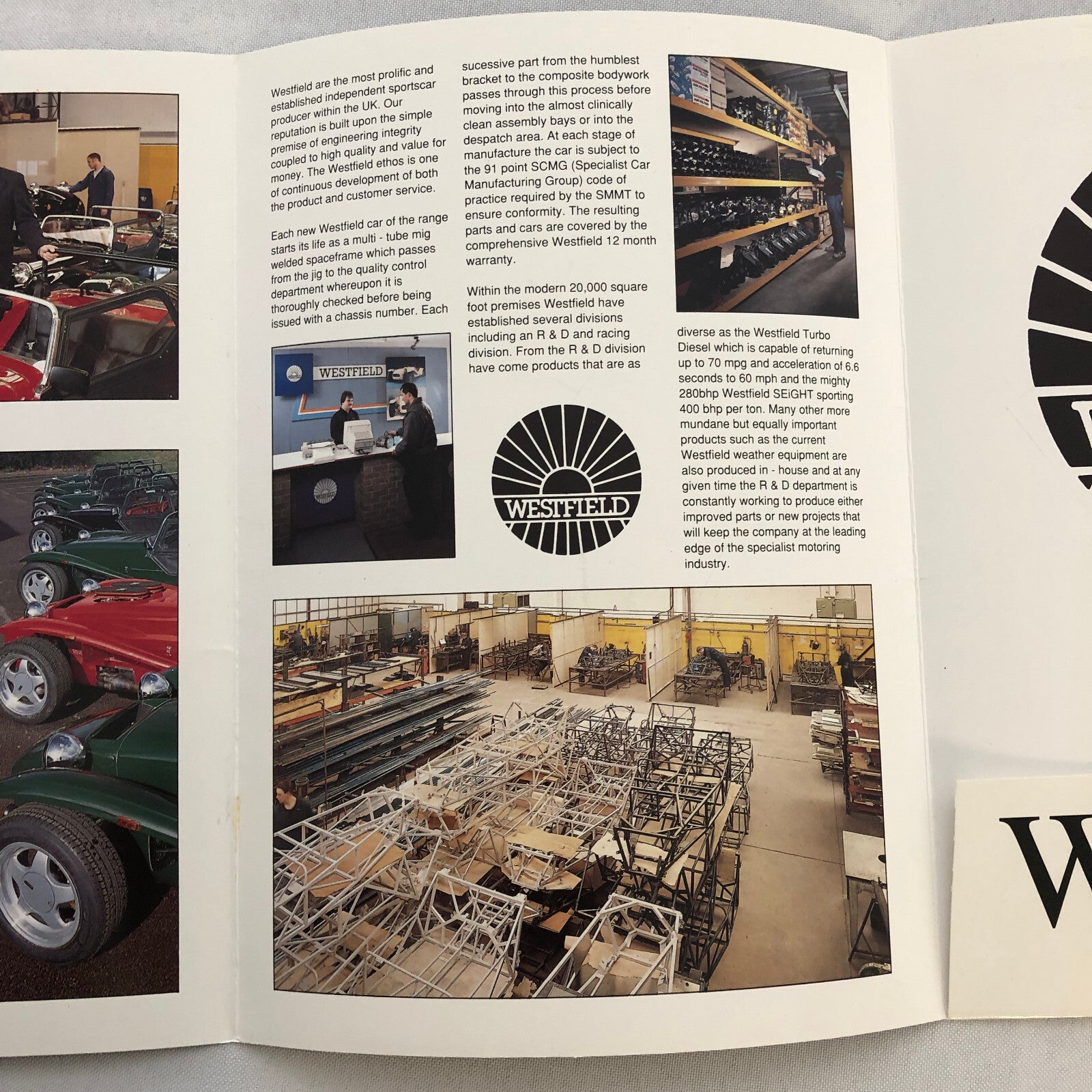 Westfield Kit Car Sports Cars Sales Brochure Catalog SEi +