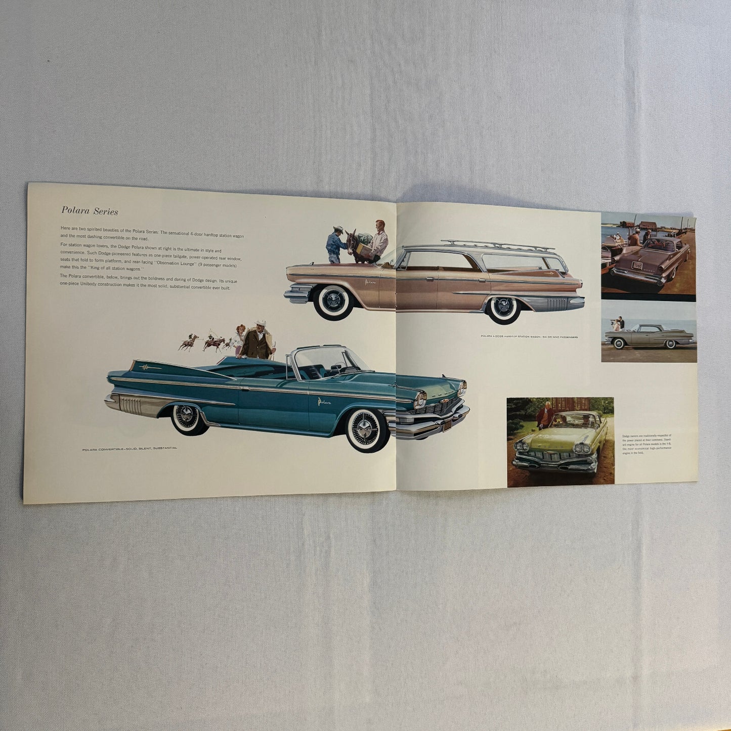 1960 Dodge Polara Series Car Sales Brochure Catalog Wagon Convertible Hardtop