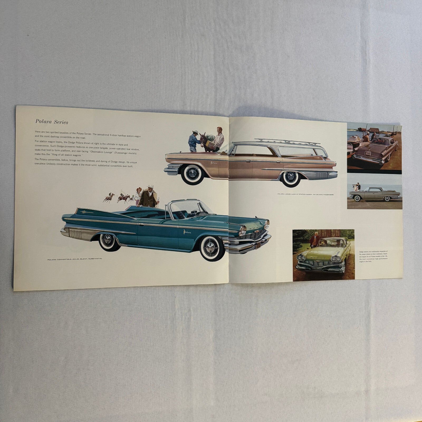 1960 Dodge Polara Series Car Sales Brochure Catalog Wagon Convertible Hardtop