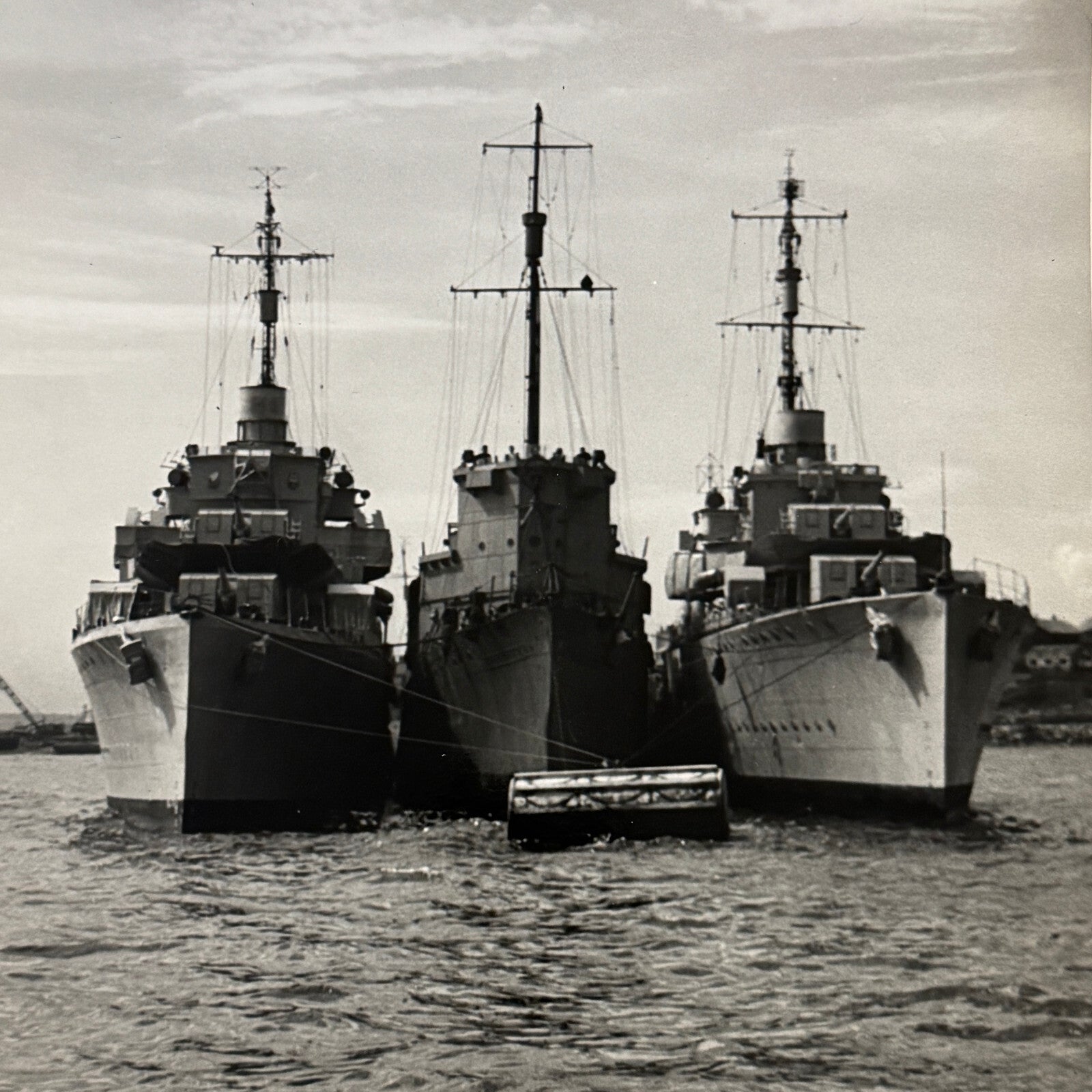 Vintage Military Ship Press Photo Photograph Canadian Niagara Saskatchewan