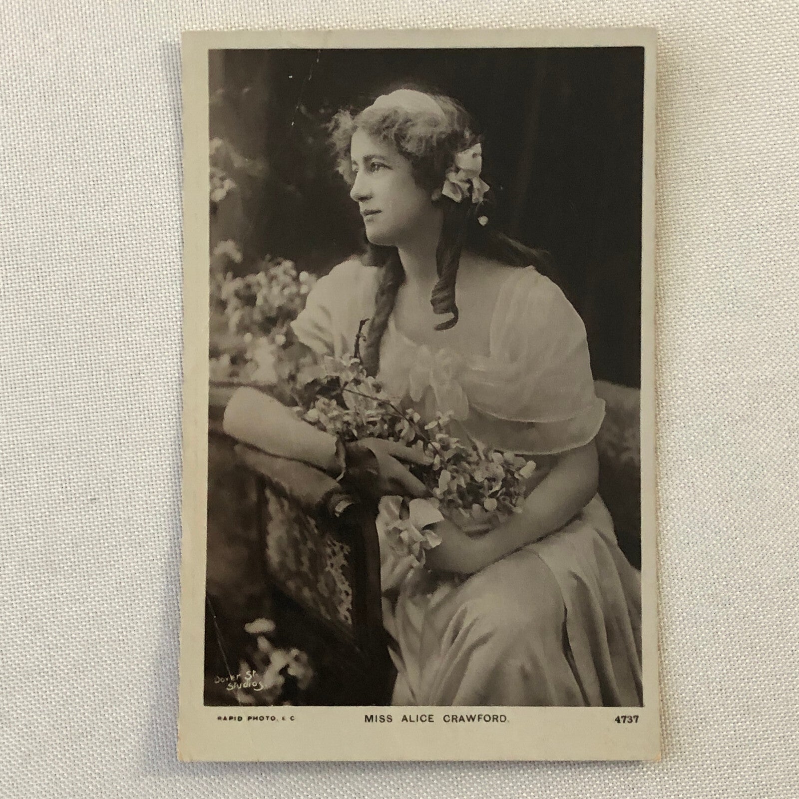 Antique Postcard Post Card Alice Crawford RPPC Real Photo ? 