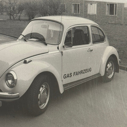 Vintage Volkswagen Beetle VW Bug Car Photo Photograph Print 1977