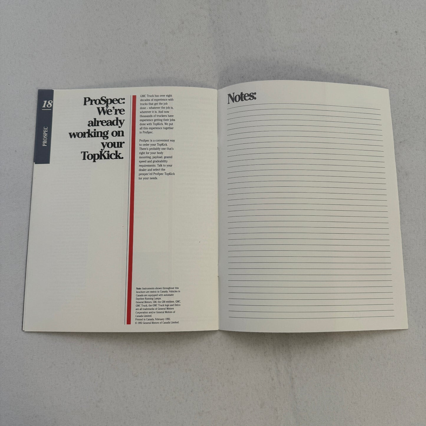 GMC Topkick Truck Sales Brochure Catalog Advertising C6H042 C7H064 C7H042