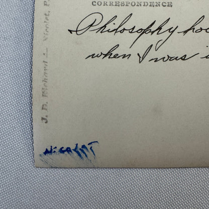 1928 Antique Hockey RPPC Real Photo Postcard Post Card Team Vintage Sports