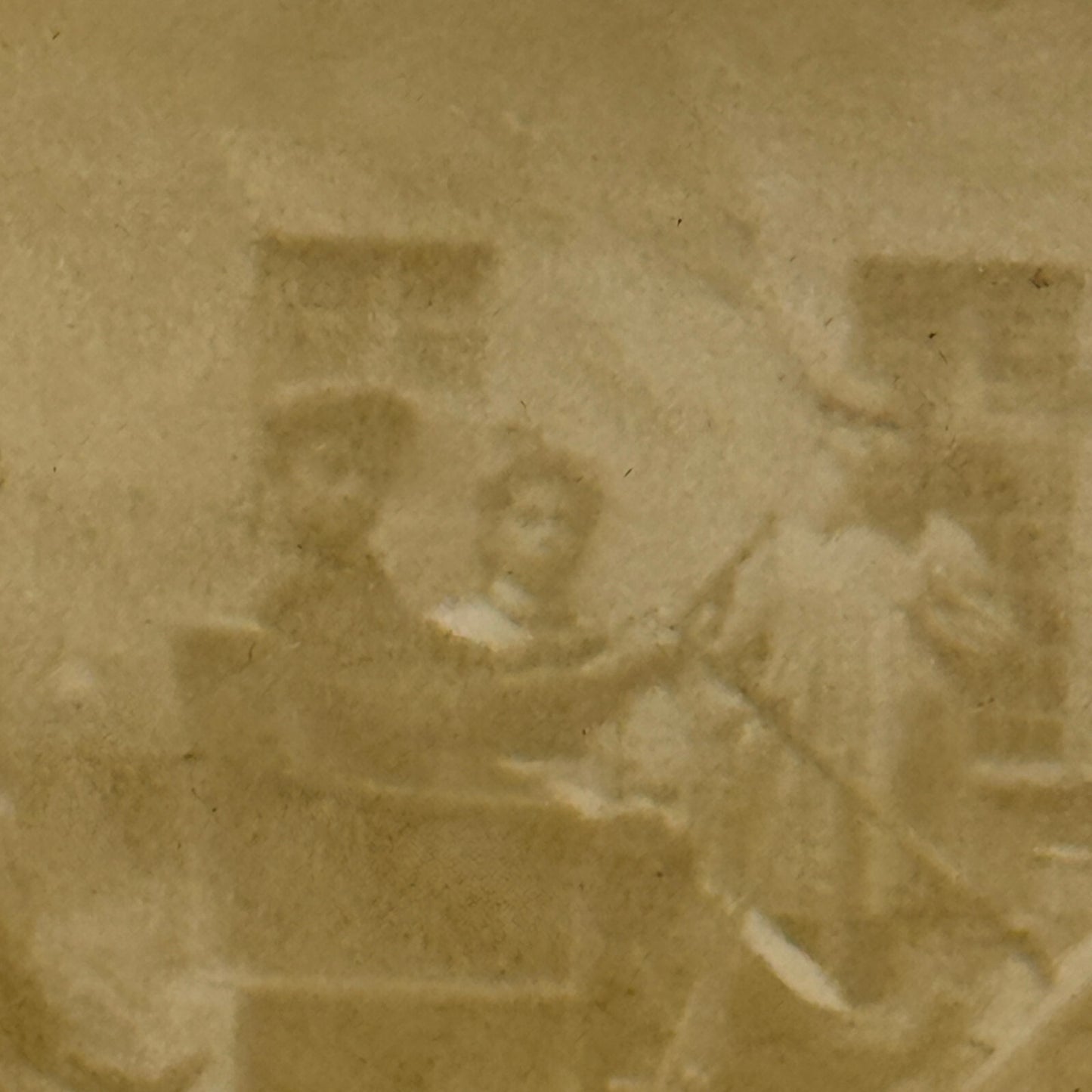 Vintage Photograph Photo Antique People in Early Automobile Car