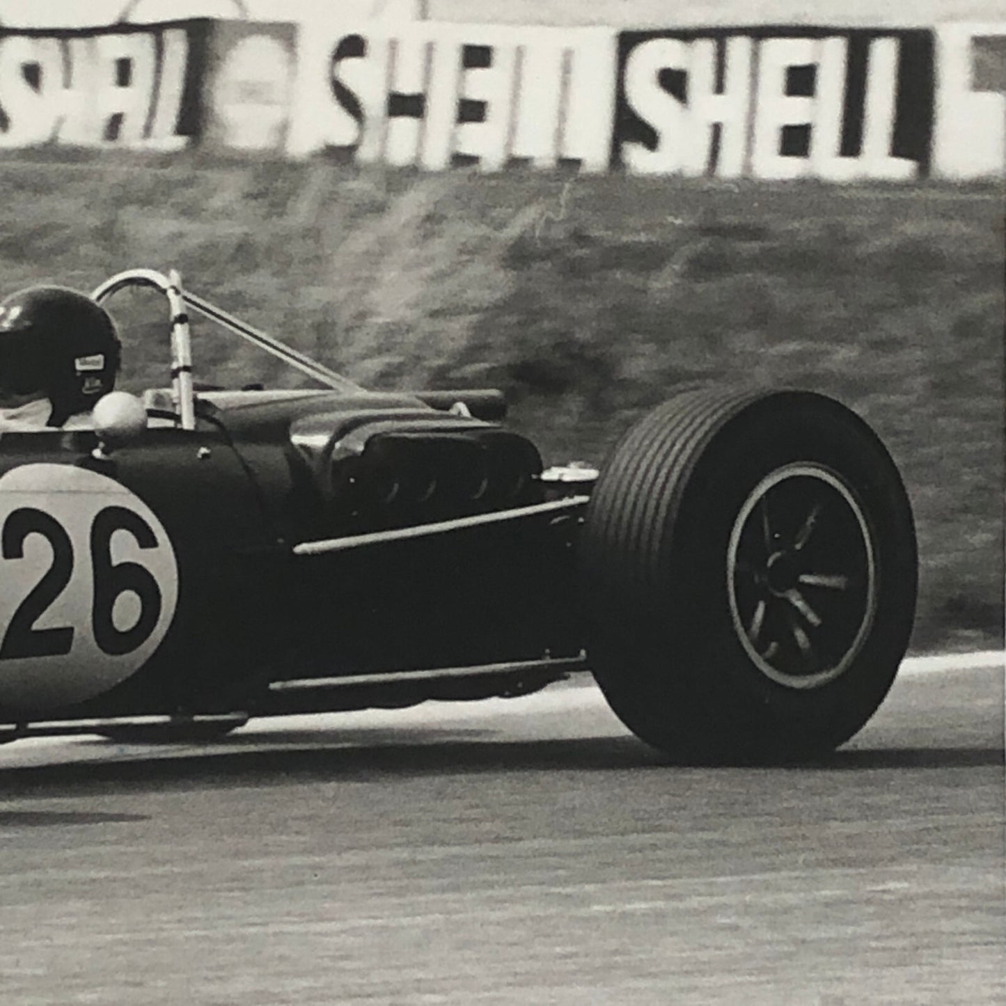 Dan Gurney Eagle Car Grand Prix Racing Car Driver Photo Photograph Vintage