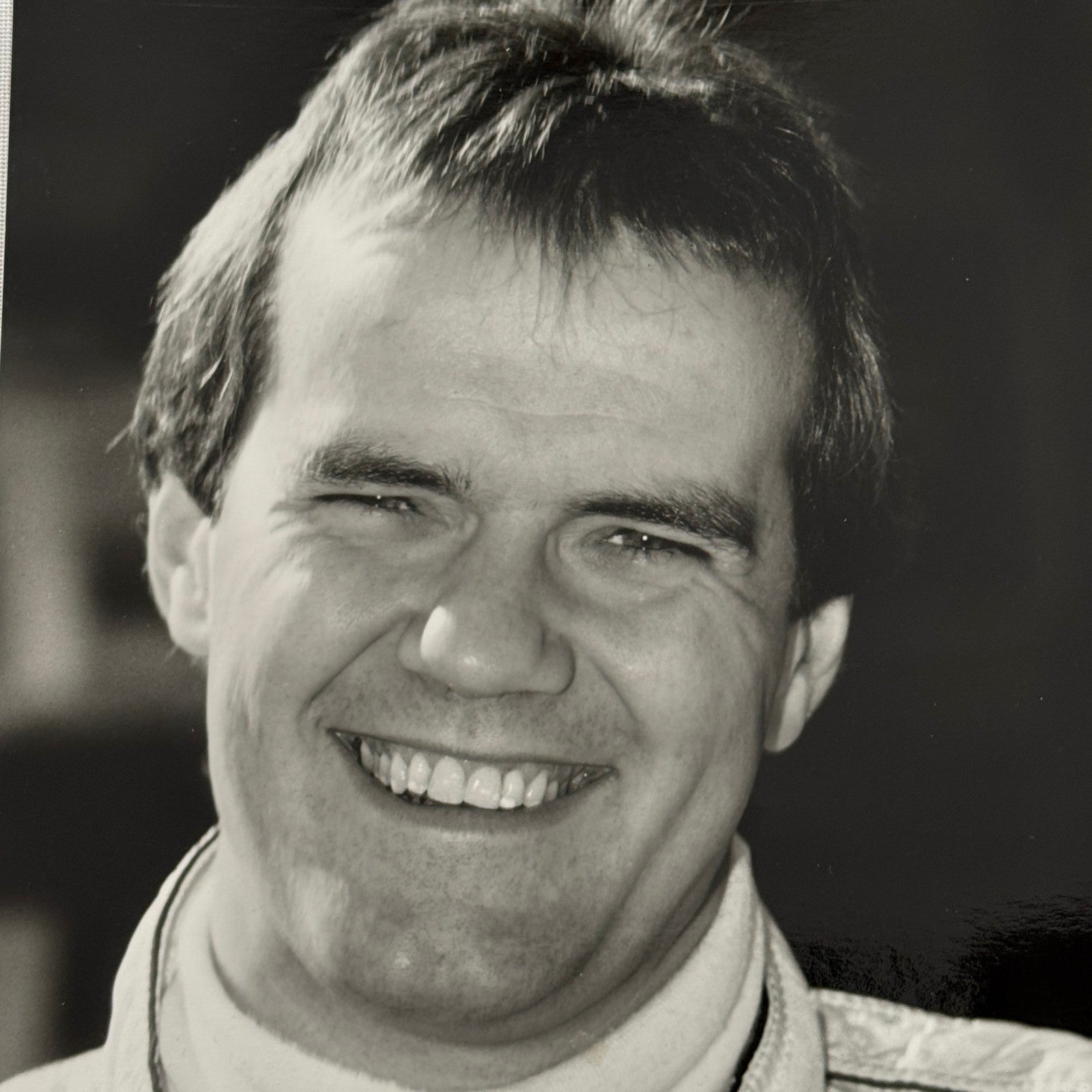 Porsche Racing Driver Frank Jelinski Factory Press Photo Photograph
