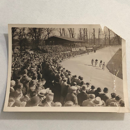 Press Photo Photograph Bicycle Racing Bike Race at Herne Hill Track 1932 UK ?