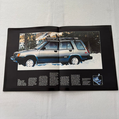 1983 Toyota Tercel Car Sales Brochure Catalog SR5 Wagon Liftback 4WD Vintage