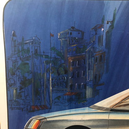 Vintage Concept Car Styling Design Art Illustration Volkswagen Skoda or VW ?