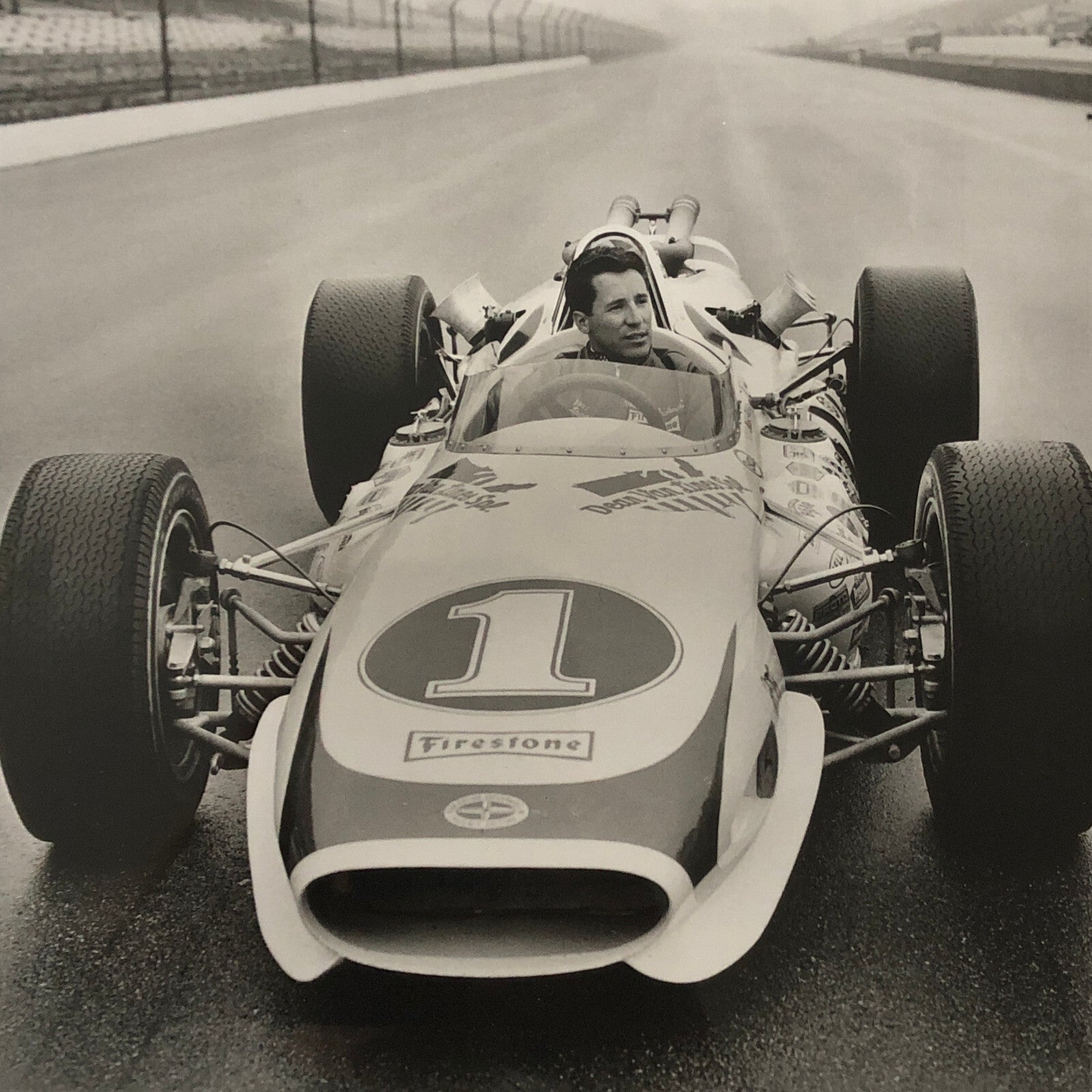 Mario Andretti Indianapolis 500 Indy 500 Racing Photo Photograph 1967 Ford