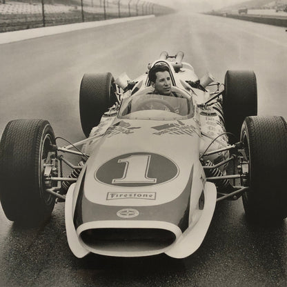 Mario Andretti Indianapolis 500 Indy 500 Racing Photo Photograph 1967 Ford