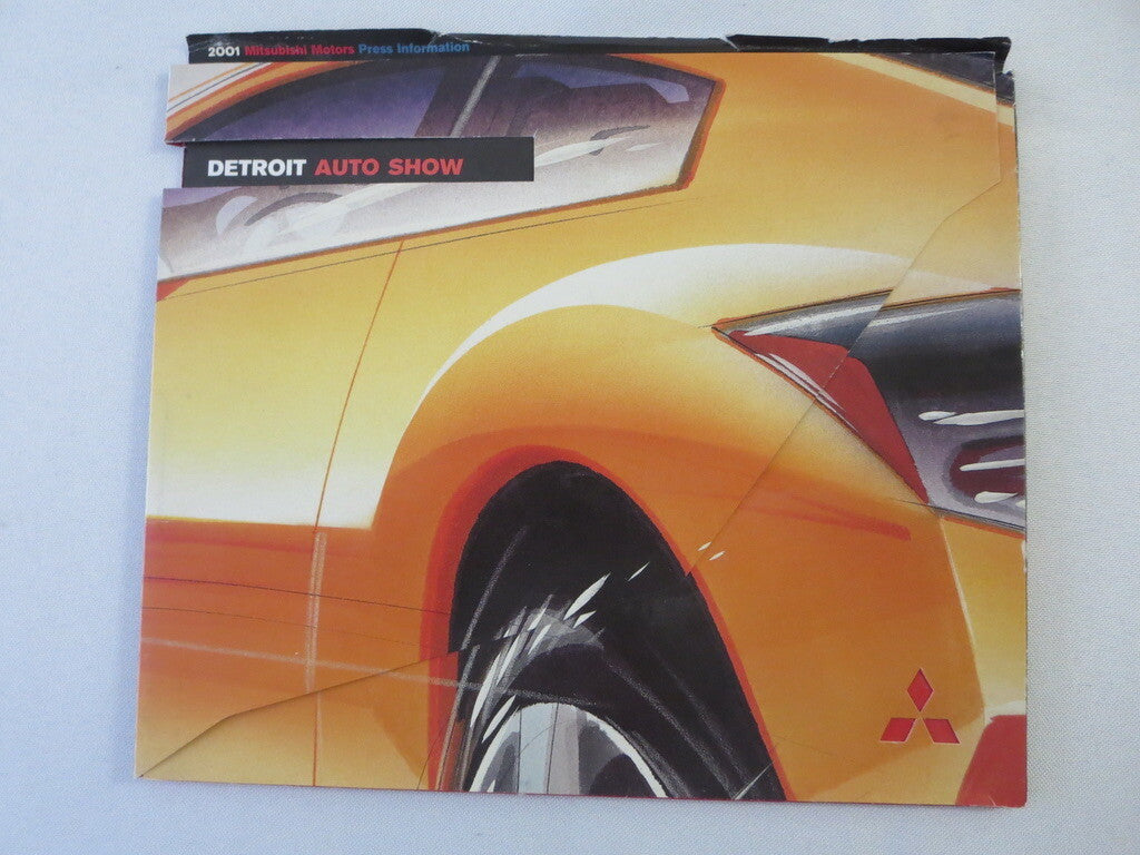 2001 Mitsubishi ASX & RPM 7000 Concept Car Press Kit Brochure Catalog