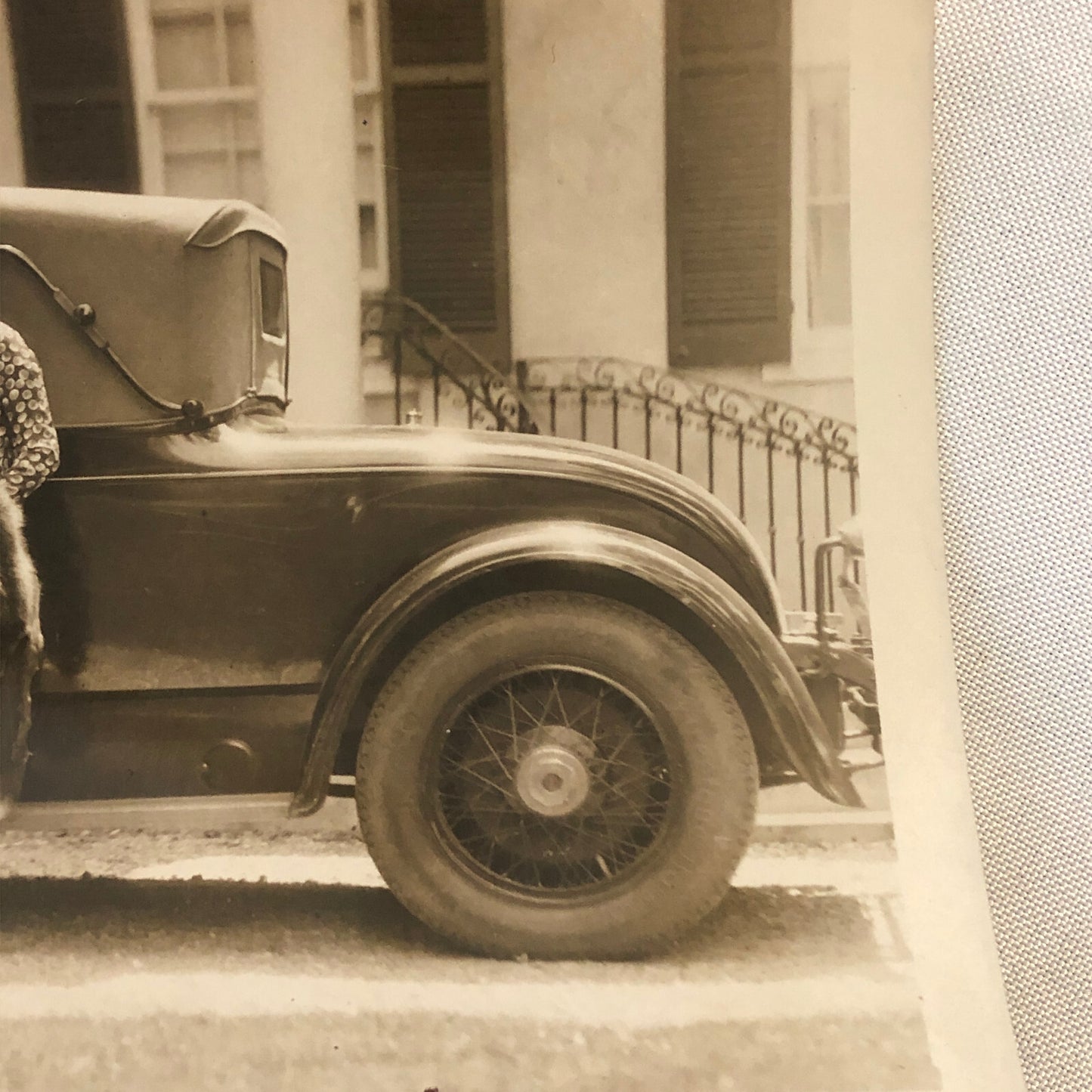 Press Photo Photograph Woman Targeted by Kidnappers Car Automobile Crime 1932