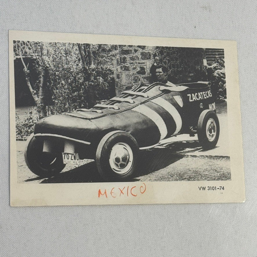 Vintage Custom Volkswagen Beetle Soccer Football Cleat Shoe Car Photo Photograph