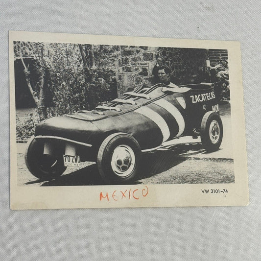 Vintage Custom Volkswagen Beetle Soccer Football Cleat Shoe Car Photo Photograph