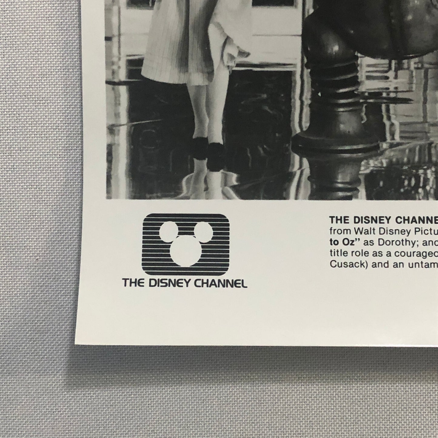 Disney Channel Movie Press Photo Photograph Return to Oz Journey of Natty Gann