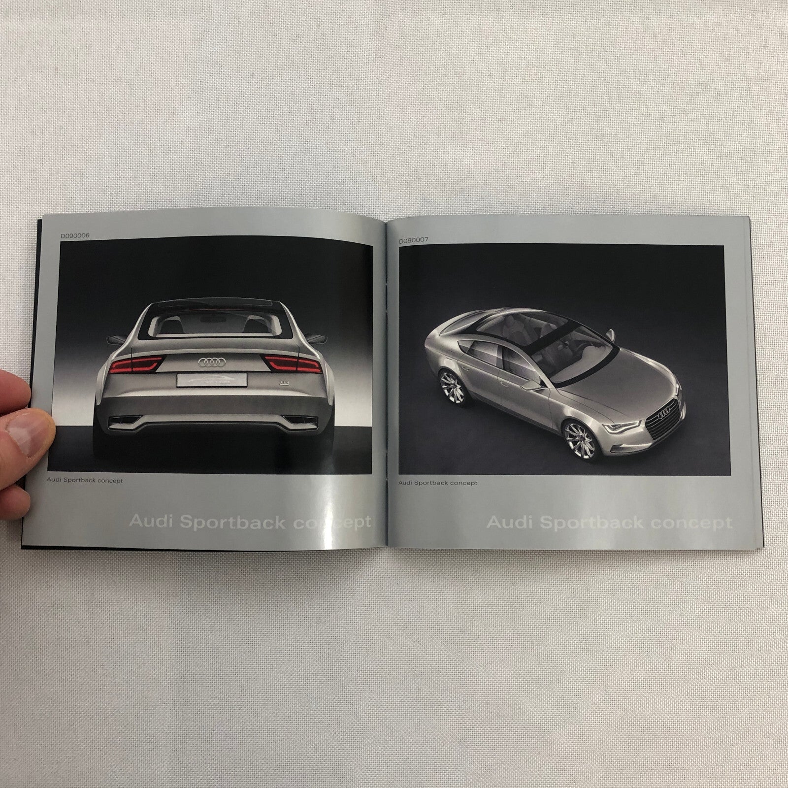 2009 Audi Sportback Concept Car Press Kit Photo CD Box