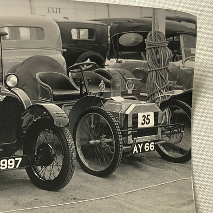 Antique Cars at Vintage Auction Photo Photograph Print 1903 Velox Miniature + 